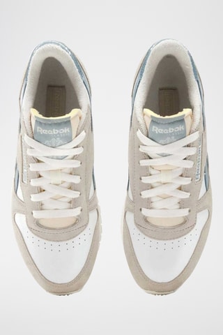 Sneakers in pelle Classic - Bianco e beige