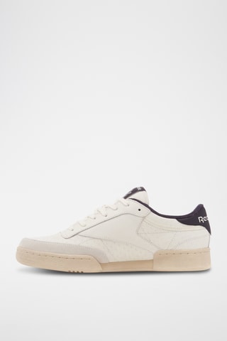 Scarpe da skate in pelle Club C - Bianco