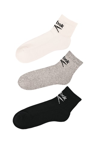 3 paia di calze Classic Core - Grigio e bianco