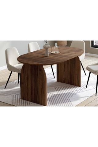 Table à manger extensible Japandi - 160-200 cm