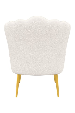 Fauteuil Arielle - Velours - 46 x 46 x 22 cm