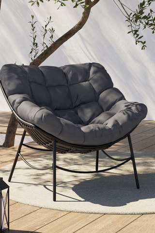 Fauteuil Lois - Gris foncé