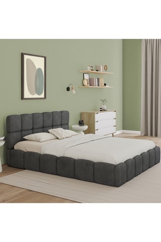 Lit-coffre avec sommier Bubble - Couchage 160 x 200 cm