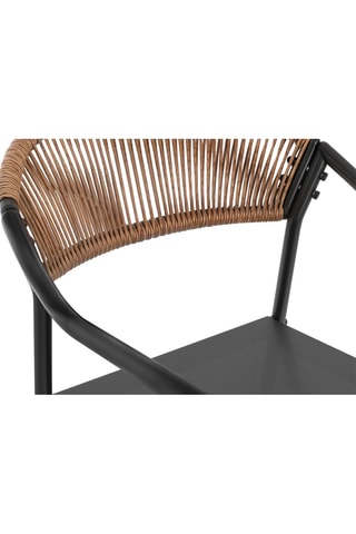 4 chaises de jardin empilables Nazare