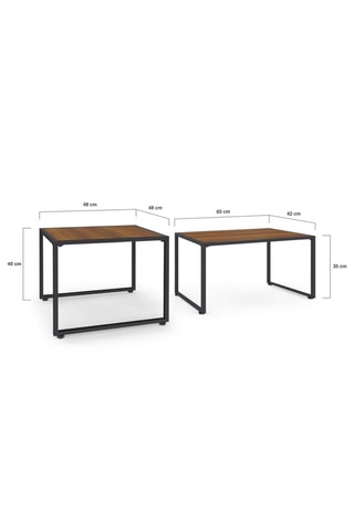 Salon de jardin d'angle Ozéa - 8 places - Tissu