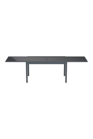Table de jardin extensible - Gris foncé