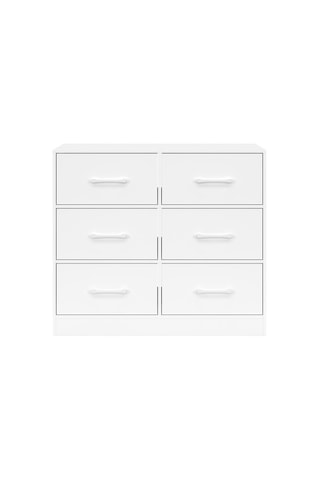 Commode 6 tiroirs Uma - 80 x 70 x 30 cm