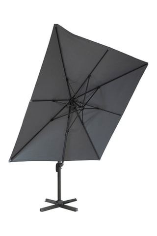 Parasol 360° carré avec housse - 300 x 300 x 270 cm