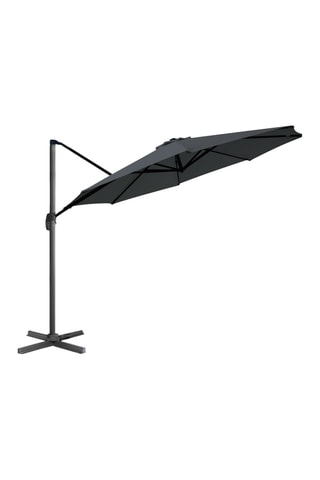 Parasol rond 360° - Déporté, housse et pied