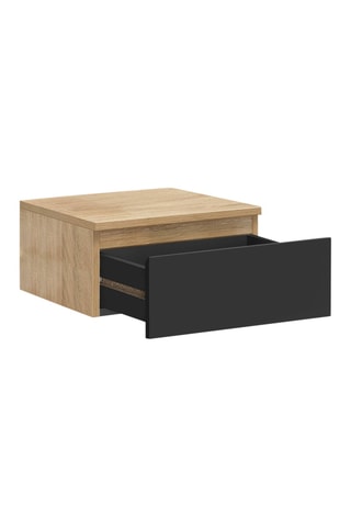 2 tables de chevet suspendues 1 tiroir Tom - 40 x 18 x 30 cm
