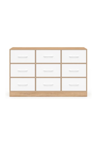 Commode 9 tiroirs Uma - 70 x 115 x 30 cm