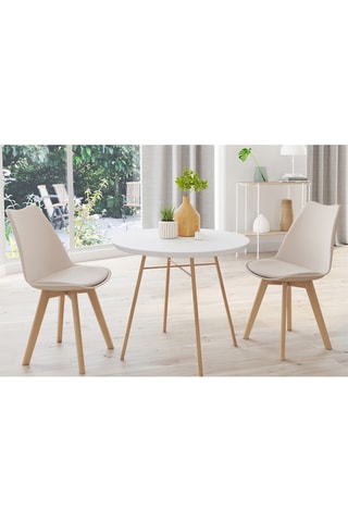 2 chaises Nordia - 46 x 79,5 x 51 cm