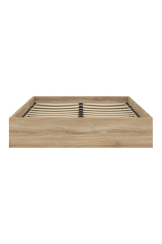 Lit-coffre en bois avec sommier Malta - Couchage 160 x 200 cm