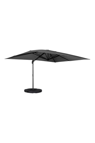 Parasol déporté rectangulaire avec pied Sombra - 12 m²