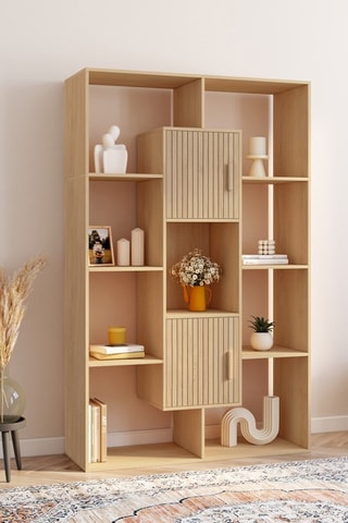 Bibliothèque 2 portes Faustine - 143 x 90 x 30 cm