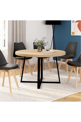 Table à manger Sana - 110 x 110 x 75 cm