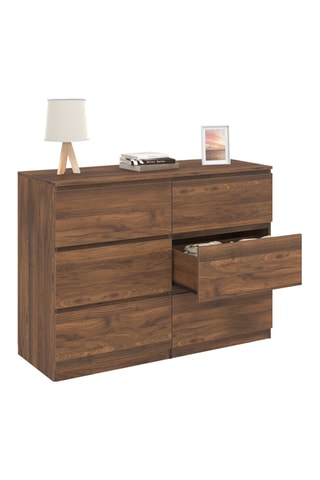 Commode 6 tiroirs Tom - 110 x 80 x 40 cm