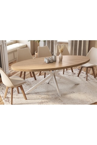 Table à manger Céleste - 200 x 90 x 75 cm