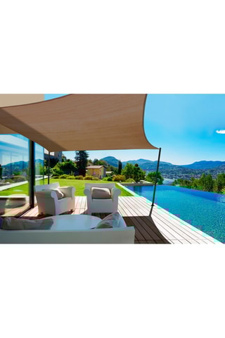 Voile d'ombrage rectangulaire - 12 m²