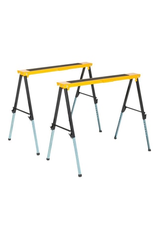 2 caballetes telescópicos