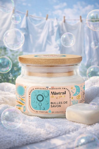 Bolas de sabão - Vela perfumada