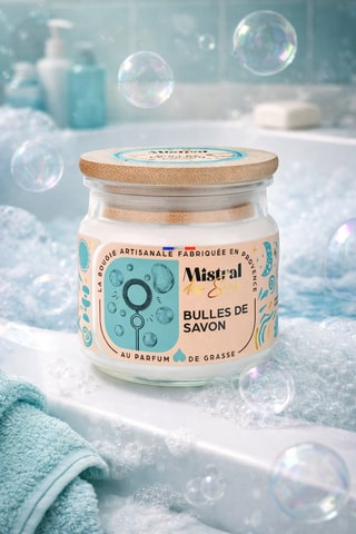 Bolas de sabão - Vela perfumada