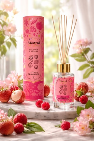 Litchi & Framboise - Difusor de perfume - 100 ml