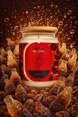 Cola com gás - Vela perfumada