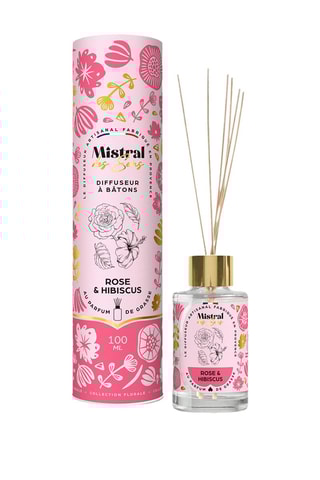 Rosa e Hibisco - Difusor de perfume - 100 ml