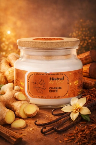 Nuances de especiarias. Vela perfumada