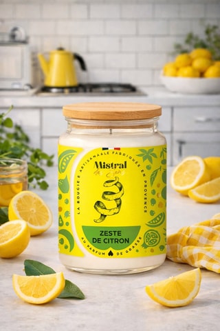 Raspa de limão - Vela perfumada