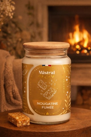 Vela perfumada jarra grande modelo - Nougatine fumée  - 700 ml