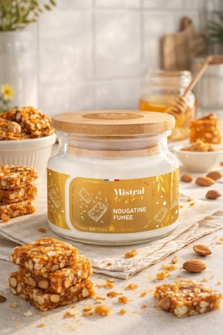 Vela perfumada copo modelo médio modelo - Nougatine fumée  - 300 ml