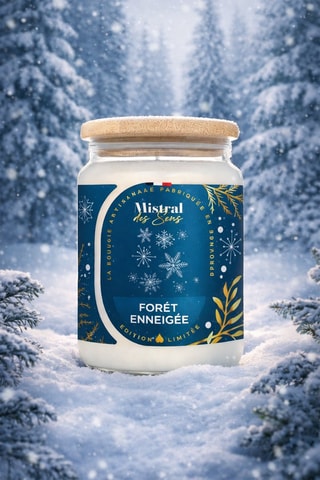 Vela perfumada jarra grande modelo - Forêt enneigée  - 700 ml
