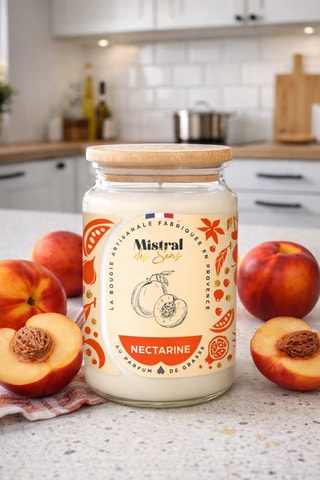 Nectarina - Vela perfumada