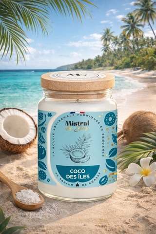 Coco das ilhas - Vela perfumada