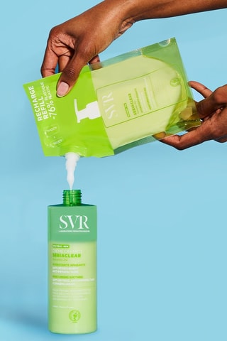 Navulling Hydraterende & Kalmerende Cleansing Cream Sebiaclear - Voor de gevoelige, kwetsbare en geïrriteerde huid - 400 ml