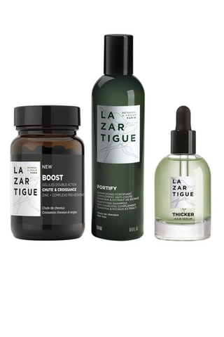 Gélules double action chute, Shampoing fortifiant antichute Fortify et Sérum Thicker