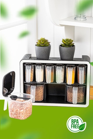 Organizer spezie senza BPA - 10 pezzi