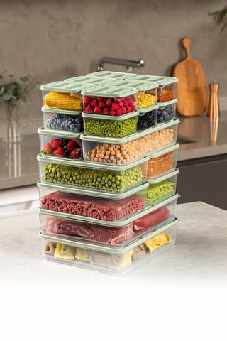 20 contenitori salvafreschezza - 350 / 1650 / 1750 / 3500 ml