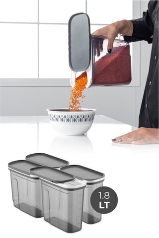 4 contenitori salvafreschezza - 180 cl