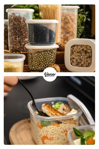 15 contenitori salvafreschezza - 0,55/1,2/1,75 l