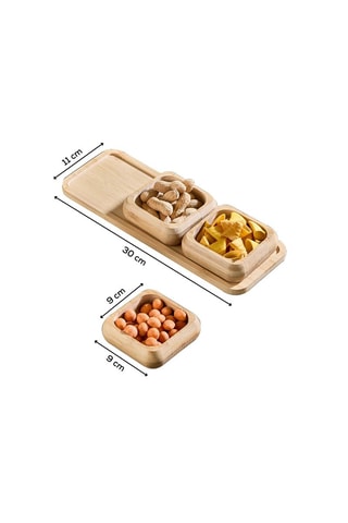 Servizio in bambù Acero-32120 - 4 pezzi