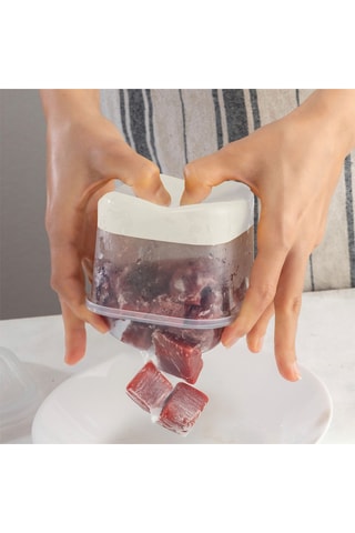 8 contenitori con coperchi in plastica senza BPA - 55 cl