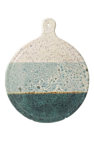 Plato para queso de gres - 26 cm