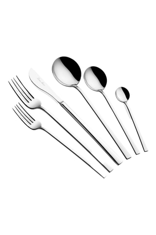 Cubertería de acero inoxidable con revestimiento de titanio Ella - 36 piezas