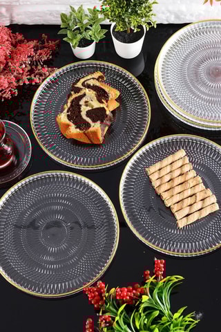 6 piatti piani Marsilya - 20 cm