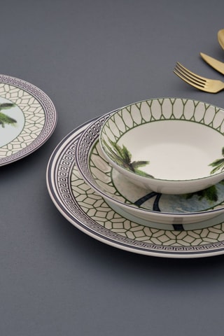 Servizio in ceramica Tile Palm - 24 pezzi