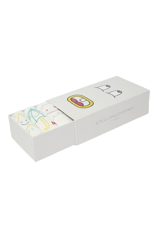 3 baberos - Gris claro jaspeado