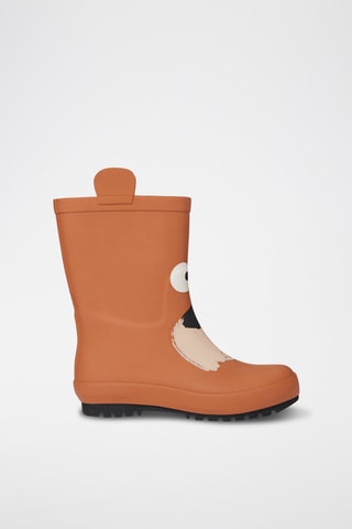 Botas de agua con orejas - Marrón claro